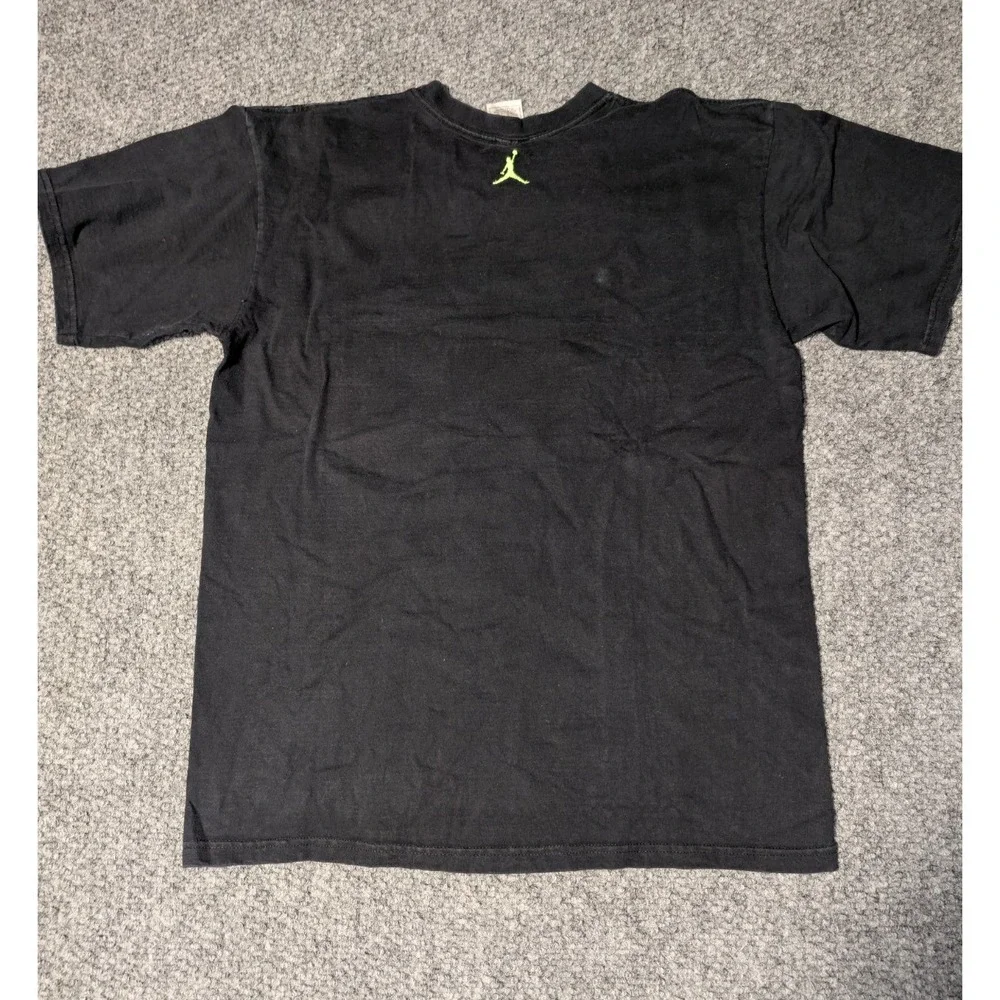 Vintage Jordan Michael Jordan Black Graphic T-shirt Size Large Big Face